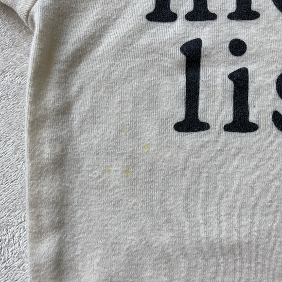 Tenth & Pine cream “nice list” cream onesie - Picture 3 of 5